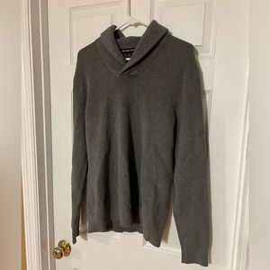 Michael Kors Men's Long Sleeve Sweater Color Ash Melange Medium